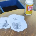 tavolo decoupage con tovaglioli