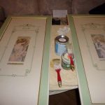 foto di ante di armadietti con decoupage