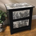 mobili decoupage in stile bianco e nero