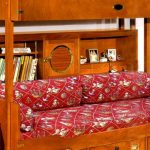 letto a soppalco in legno