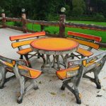 mobili da giardino in legno