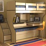 trasformatore per letto per bambini all'interno