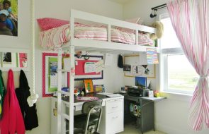 letto a soppalco per bambini in camera da letto