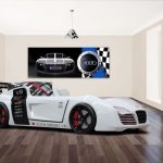 letto auto bianco