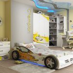 lettino per bambini nella cameretta del bambino