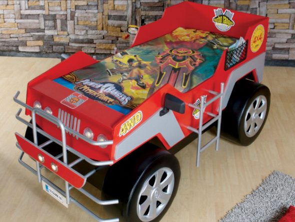 lettino per bambini jeep