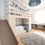 letto per bambini con scivolo per scolari