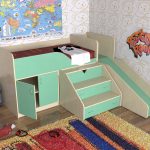 letto per bambini con scivolo e scaletta
