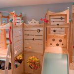 letto per bambini con scivolo e scaletta