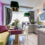 divano in cucina design confortevole