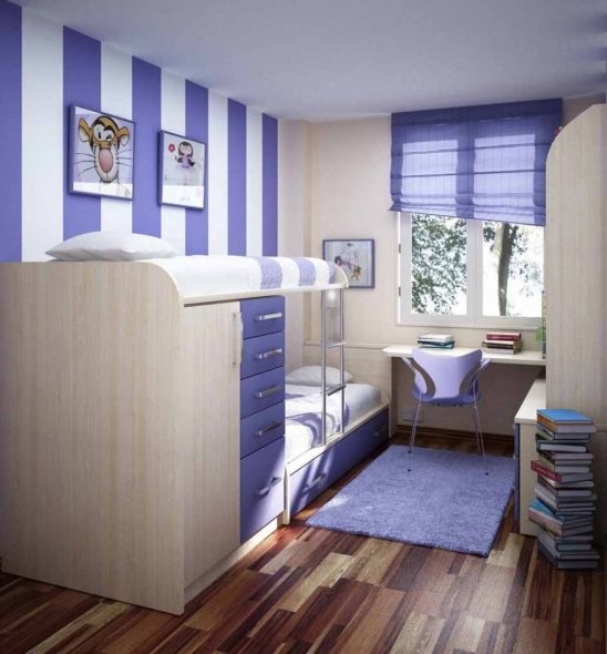 progettazione della cameretta dei bambini piccoli