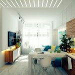 progetto cucina 10 mq. in stile moderno