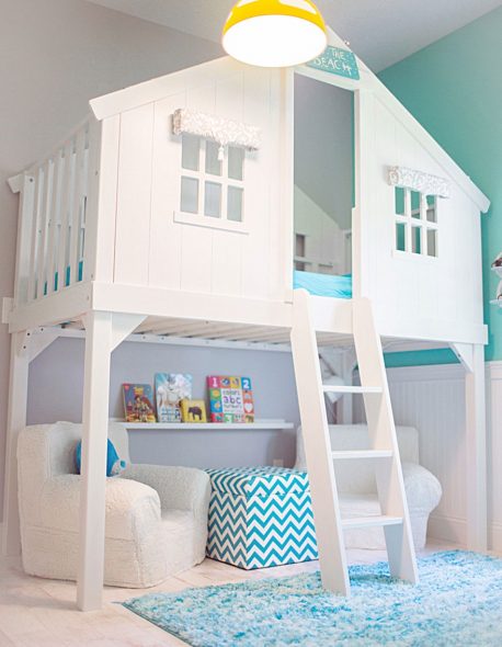 casa con letto a castello