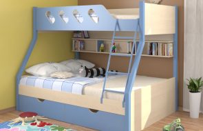letto a castello in truciolato