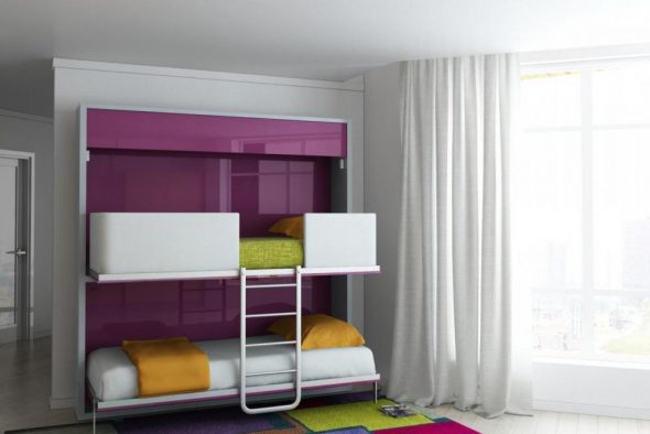 letto a castello pieghevole