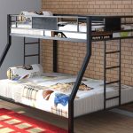 letto a castello in metallo