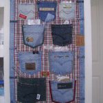 porta giornali in denim