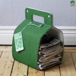 porta giornali verde