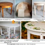 istruzioni per il decoupage da tavolo