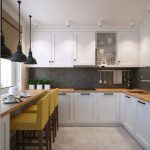 davanzale interno della cucina, piano di lavoro