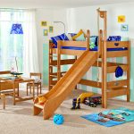 letto a soppalco con scivolo