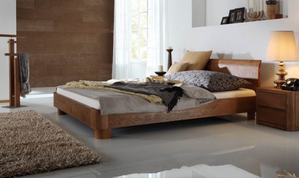 letto in rovere
