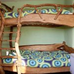 letto a castello in legno
