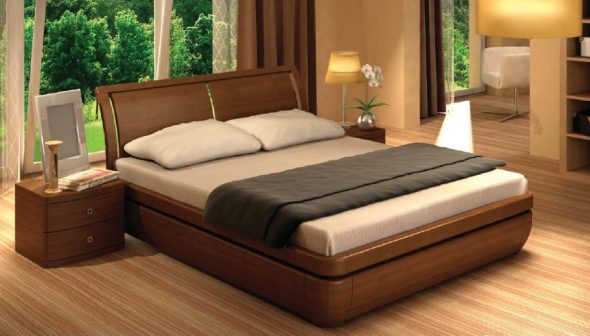 letto con meccanismo di sollevamento