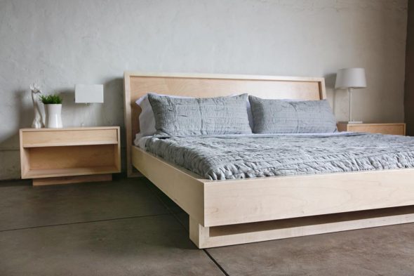 letto in acero
