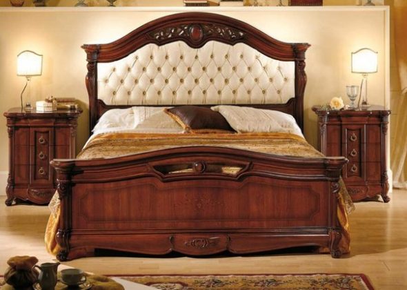 letto in noce