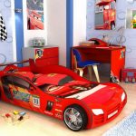 vagone letto rosso