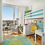 letto a soppalco per bambini con zona studio