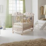Culla a pendolo beige