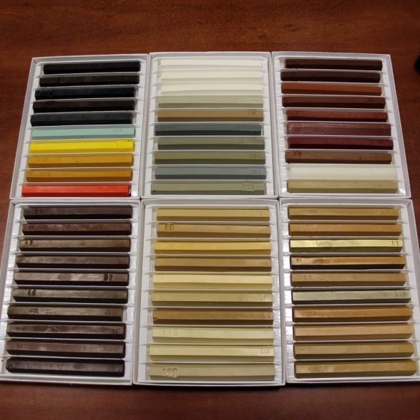 Set di cera per mobili