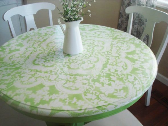 restauro del tavolo da cucina