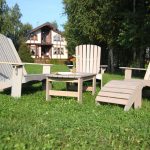 sedia da giardino Adirondack