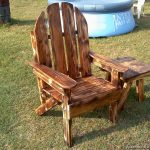 sedia da giardino in legno di design