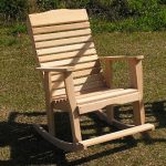 sedia a dondolo da giardino