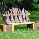 sedia da giardino panca