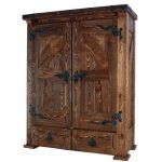 Mobiletto in legno naturale in stile retrò