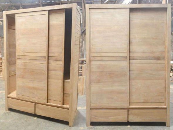 Armadio scorrevole in legno fai da te