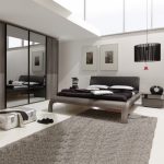 armadio a muro in camera da letto design moderno