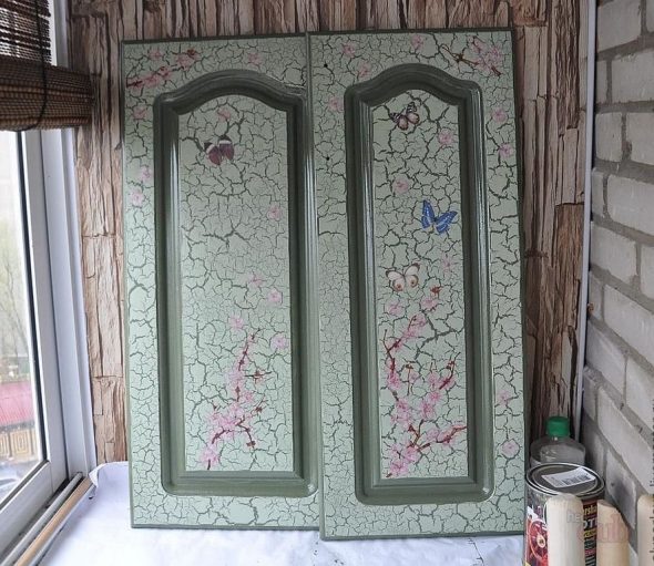 Decoupage con effetto craquelure