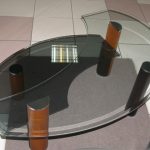 Realizzare un tavolo in vetro con le tue mani, design interessante
