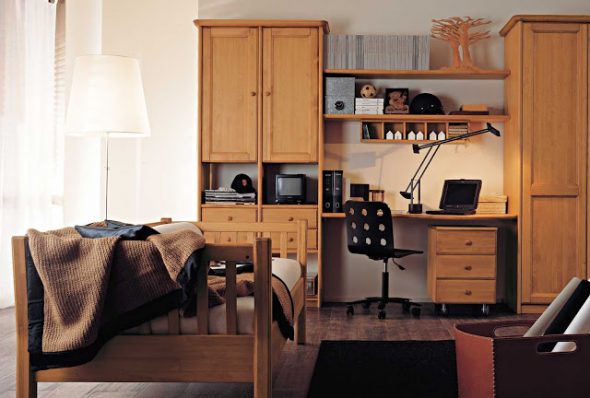 letto in legno per bambini