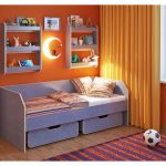 Letto per bambini da 3 anni con cassetti