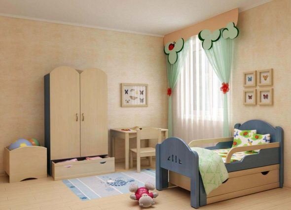 Letti per bambini con sponde interne
