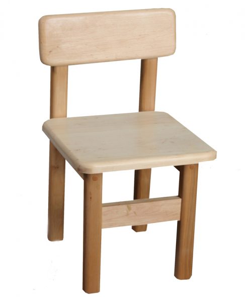 Sedia per bambini in legno naturale