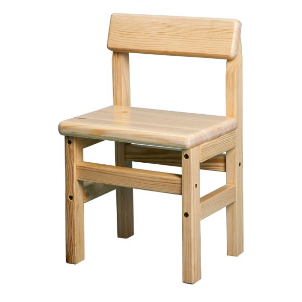Sedia per bambini in pino
