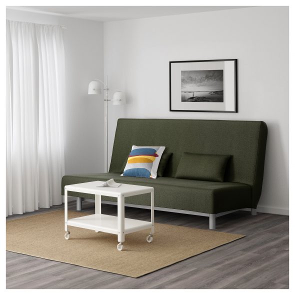 Divano letto 3 posti BEDINGE MURBO verde